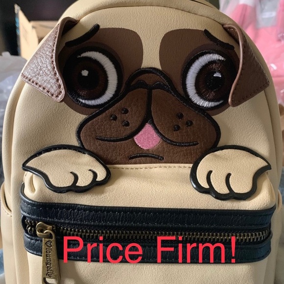 Loungefly Handbags - ⭐️Retired!⭐️ 🎒Loungefly Pug Mini 🐾 Paws Backpack